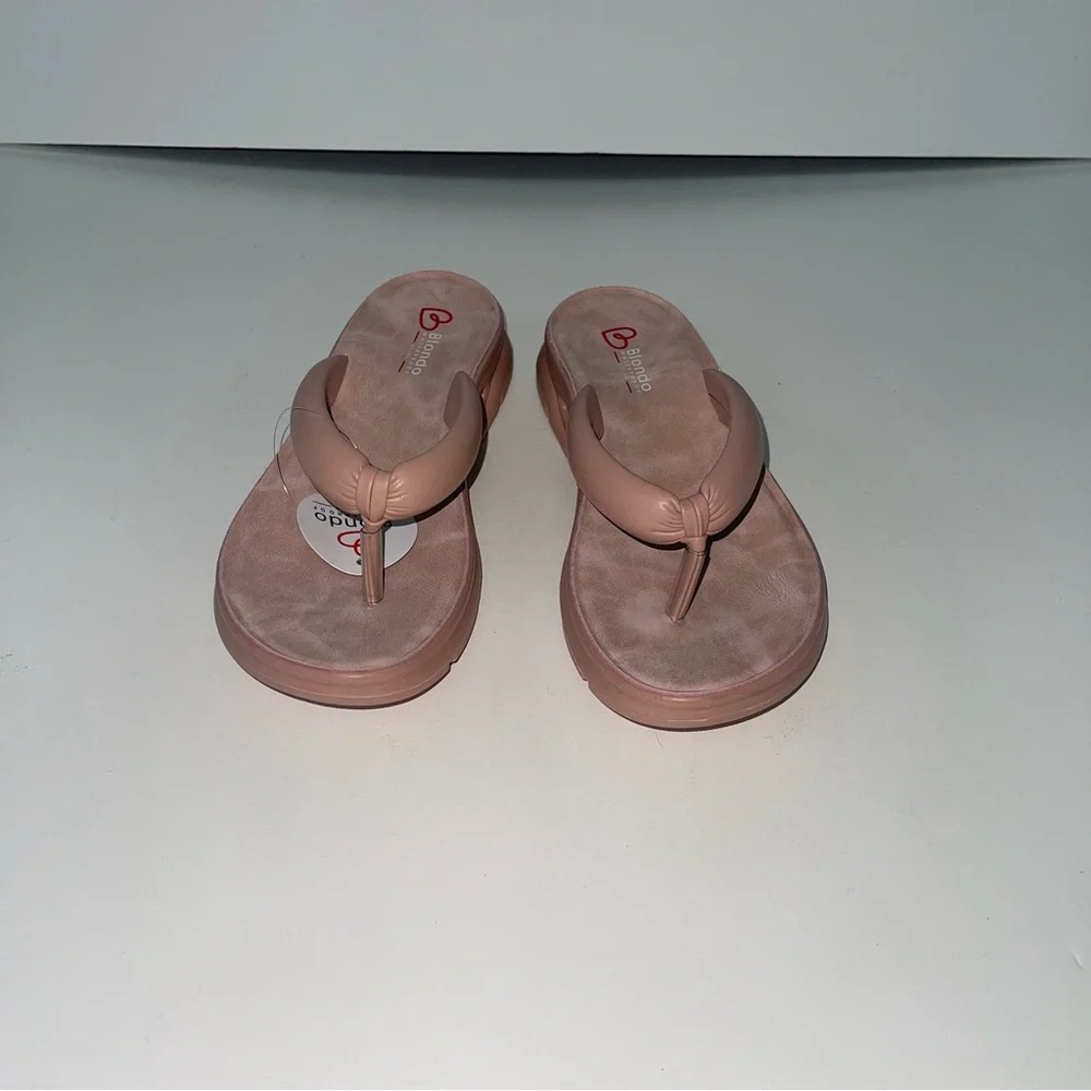 Blondo Abigail Flip Flop Sandal In Blush Color - New In Box - Size 8.5 - Picture 6 of 13